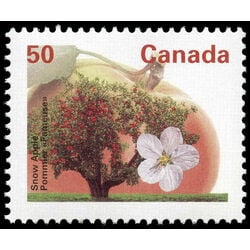 canada stamp 1365 snow apple 50 1994