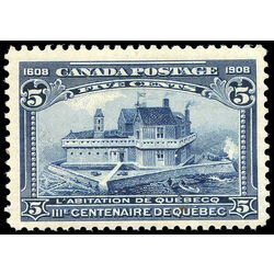 canada stamp 99 champlain s habitation 5 1908 m vfnh 017