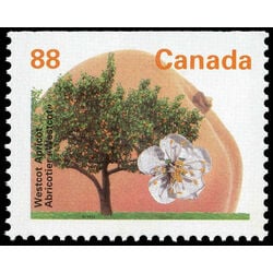 canada stamp 1373iiis westcot apricot 88 1994