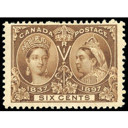 canada stamp 55 queen victoria diamond jubilee 6 1897 M F 010