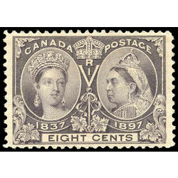 canada stamp 56 queen victoria diamond jubilee 8 1897 M VF 008