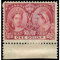 canada stamp 61 queen victoria diamond jubilee 1 1897 M VF 034