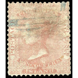 british columbia vancouver island stamp 2a queen victoria 2 d 1860 u f 009