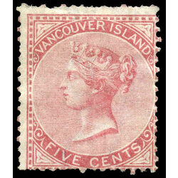 british columbia vancouver island stamp 5 queen victoria 5 1865 m vgog 011