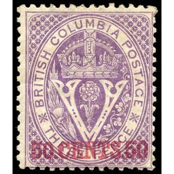 british columbia vancouver island stamp 12 surcharge 1867 m fog 009
