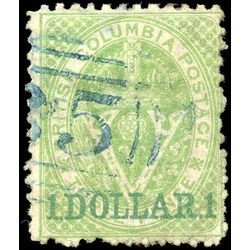 british columbia vancouver island stamp 18 surcharge 1869 u f 001