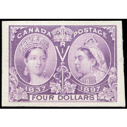 canada stamp 64p queen victoria diamond jubilee 4 1897 M VF 001