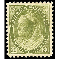 canada stamp 84 queen victoria 20 1900 m vf 010