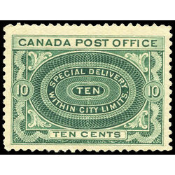 canada stamp e special delivery e1ii special delivery stamps 10 1898 m vfnh 002