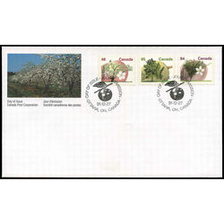 canada stamp 1363 mcintosh apple 48 1991 FDC