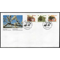 canada stamp 1365 snow apple 50 1994 FDC