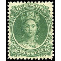 nova scotia stamp 11a queen victoria 8 1860