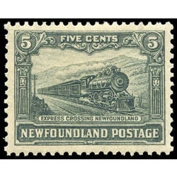 newfoundland stamp 149 express train 5 1928