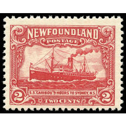 newfoundland stamp 164 steamship caribou 2 1929