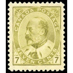 canada stamp 92ii edward vii 7 1903