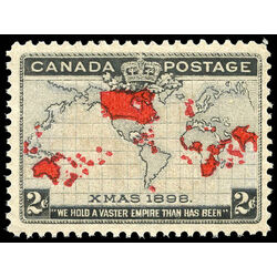 canada stamp 85ii imperial penny postage christmas 2 1898 M VF 002