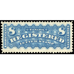 canada stamp f registration f3 registered stamp 8 1876 M VFNH 017