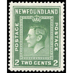 newfoundland stamp 254 king george vi 2 1941