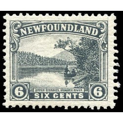 newfoundland stamp 136 upper steadies humber river 6 1923