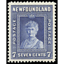 newfoundland stamp 258 queen mary 7 1943