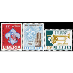 liberia stamp 421 2 c164 liberian boy scouts 1965