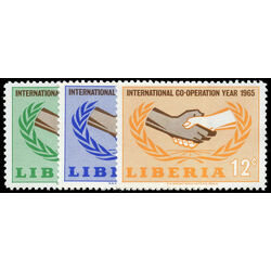 liberia stamp 426 8 international cooperation year 1965
