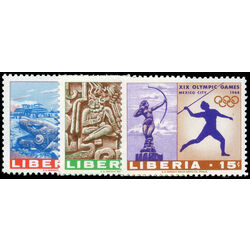 liberia stamp 483 5 19th olympic games mexico city 1968
