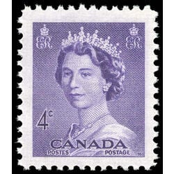 canada stamp 328 queen elizabeth ii 4 1953