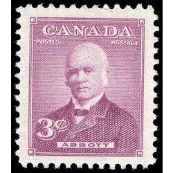 canada stamp 318 sir john abbott 1952