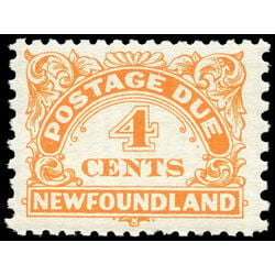 newfoundland stamp j4 postage due stamps 4 1949