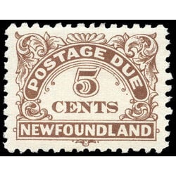 newfoundland stamp j5i postage due stamps 5 1939
