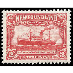 newfoundland stamp 173 steamship caribou 2 1931