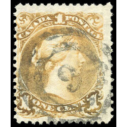 canada stamp 23 queen victoria 1 1869 u f 017