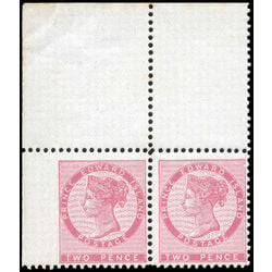 prince edward island stamp 5v queen victoria 2d 1862