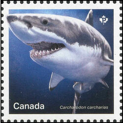 canada stamp 3105c white shark 2018