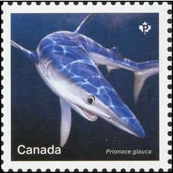 canada stamp 3105e blue shark 2018