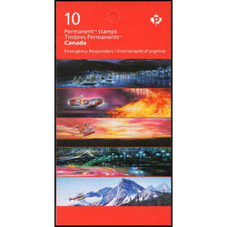 canada stamp bk booklets bk706 emergency responders 2018