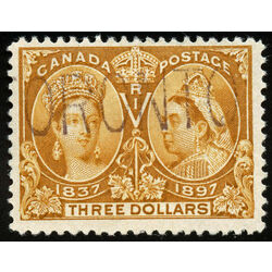 canada stamp 63 queen victoria diamond jubilee 3 1897 U F VF 018