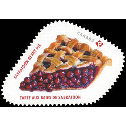 canada stamp 3177c saskatoon berry pie 2019