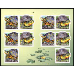 canada stamp bk booklets bk725 endangered turtles 2019