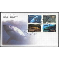 canada stamp 1644a ocean water fish 1997 FDC