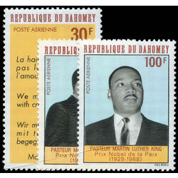dahomey stamp c71 3 martin luther king jr 1968