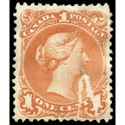 canada stamp 22 queen victoria 1 1868 m f damaged 011