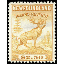 canada revenue stamp nfr41 caribou 2 50 1942