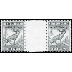 canada revenue stamp nfr47a caribou 1966