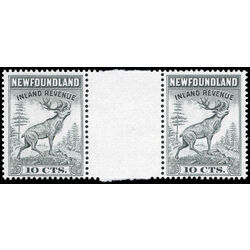 canada revenue stamp nfr47a caribou 1966