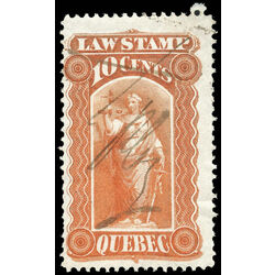 canada revenue stamp ql15 law stamps 10 1871