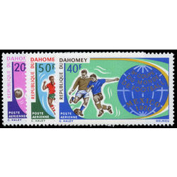 dahomey stamp c121 3 9th world soccer championships 1970