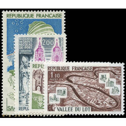 france stamp 1403 6 tourist places 1974