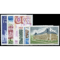france stamp 1469 74 tourist places 1976